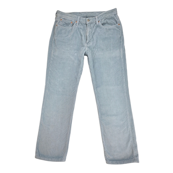 Americana Workwear Levi’s 514 Corduroy Pants Men’s 36x30 Light Blue Straight - Picture 2 of 12